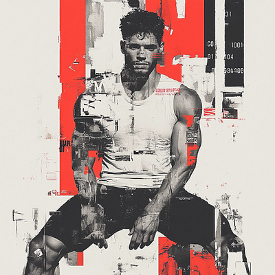 Fitness People editorial graphic design