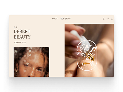 Joshua Tree Cosmetics website animation australia branding cosmetics design graphic design interaction logo poland ui website