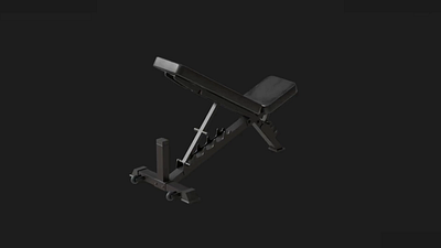 Gym Bench: 3D Model Design 3d 3d animation 3d gym equipment 3d model 3d realistic 3d render bench blender design fitness gym gym bench illustration motion graphics realistic render