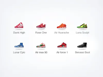 32px_Nike shoes for girls 32px icon shoes sneakers sport