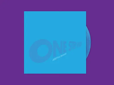 One Step Ahead album art aretha franklin blue purple vinyl