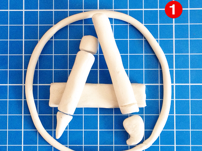A is for App app clay grid type