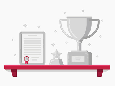 Awards goblet illustration