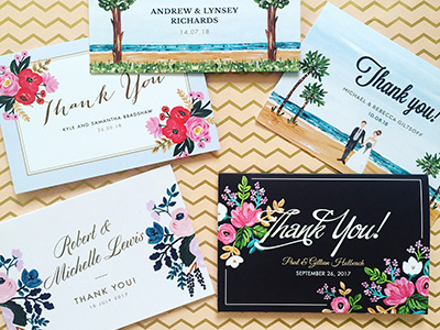 Send Love cards flowers painting thank you wedding stationery wedding thank you card weddings