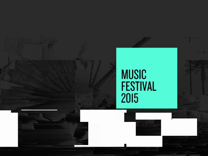 Music Festival 2015 Stats - GIF animation coachella glitch pixel sort static sxsw twitch