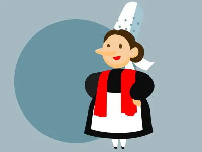 Bigouden bigouden bretagne brittany cartoon character character design illustration