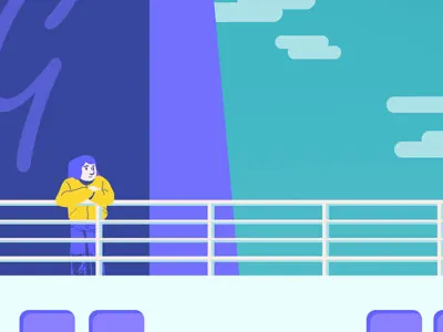 Carte de vœux 2016 - Wish card 2016 bateau cargo carte de voeux greeting card ship travel trip vectoriel wish card