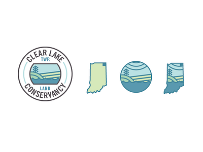 Land Conservancy Logo conservancy illustration land logo tree water