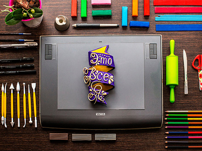 Work for contest Wacom Ukraine contest desktop modeling plasticine wacom