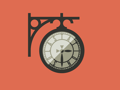 Sola Station clock station train