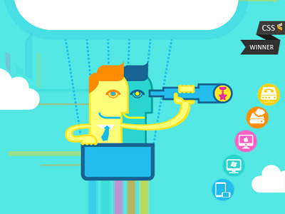 Storytelling Illustration illustration it company out off the box webdesign website
