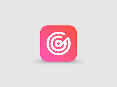 DailyUI - Day 005 App Icon 005 app flat icon music record