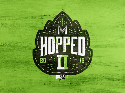 Hopped II beer devil horns hop logo memphis memphis made brewing