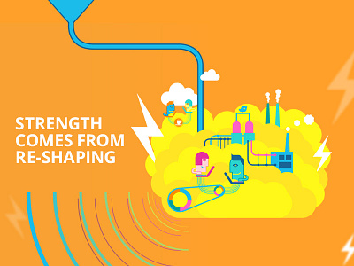 Storytelling Illustration - Creative Team illustration it company out off the box webdesign website