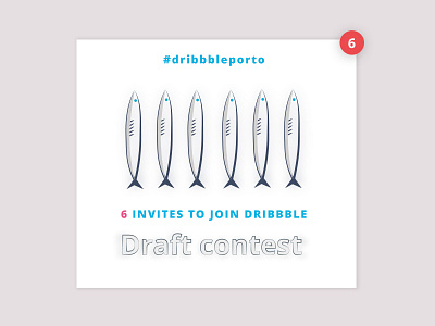 Draft Contest #DribbblePorto contes draft dribbble dribbbleporto invites porto portugal