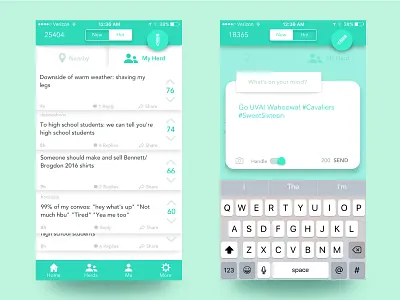 Yik Yak Reimagined 2 design material material design redesign ui ux yak yik yik yak