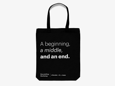 Storytelling Workshop Tote event storytelling swag totebag workshop