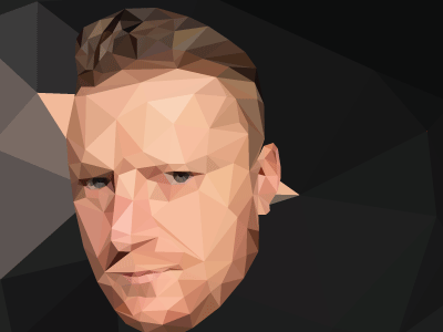 Low Poly Selfie illustrator low poly selfie triangles