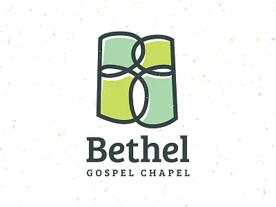 Bethel Gospel Chapel b branding church cross gabriel schut green logo typography vector