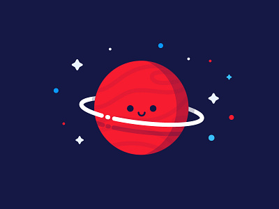 Planet identity illustration planet vector