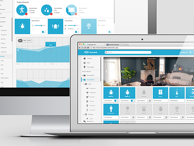 Skywatch View interface design material design ui ux web app