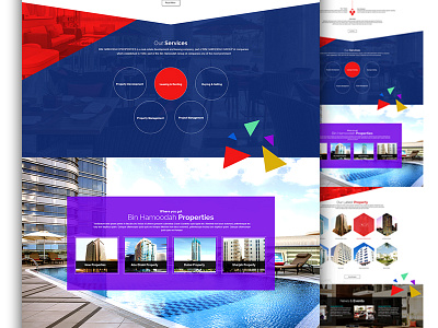 Bin Hamoodah Properties L.L.C bin hamoodah property landing page template uae ui ux