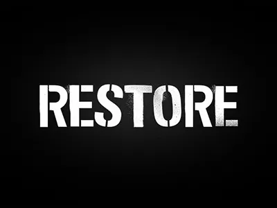 Restore brush drawing graffiti graphic design lettering letters marker sketch tag type typography