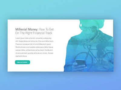 Article Information Card card clean design gradient info millennial minimal money ui ux