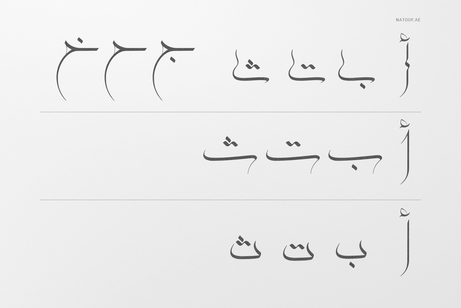 Arabic Calligraphy in Moalla Style by Natoof on Dribbble