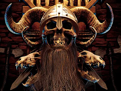 Amon Amarth Dribbble 3d amon amarth death metal metal norse photoshop rendering vikings zbrush