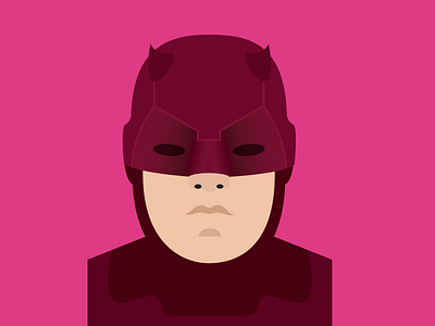 Daredevil daredevil illustration matt murdock netflix portrait vector