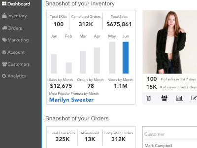 Redberry Dashboard dashboard ecommerce web