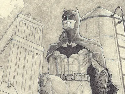 Batman - The Watch batman blue pencil pencil