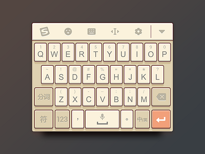 Classic keyboard keyboard typewriter ui