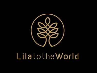 Lila to the World branding logo spiritual tree yoga