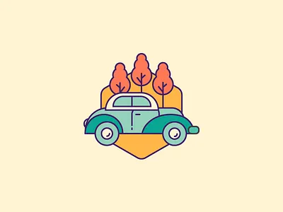 Beetle car colorful illustration vector volkswagen