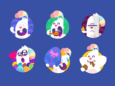 Playkids Talk Happy Easter Stickers Pack android app bunny design draw easter ios pack playkids sketch app stickers talk