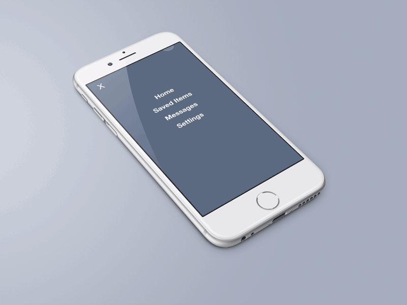Menu Interaction principleformac prototype