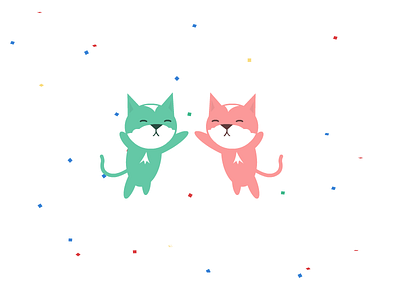 Cat Five animals animation cats codepen css keyframe kittens motion motion graphics