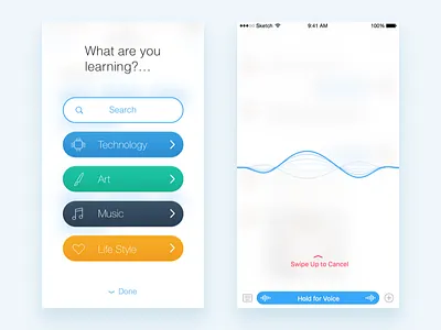 Yep - A Community Where Geniuses Meet button curve microphone record search skills voice wave yep