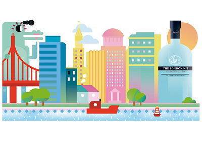 Icon Magazine character design city dinosaur drawing editorial editorial illustration gin illustration love magazine trends vector