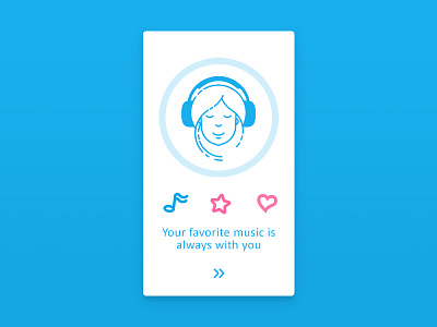 Favorite Music app music ui