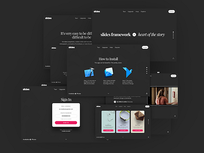 Slides 2 design free freebie landing photoshop presentation prototyping sketch slides ui ui kit ux