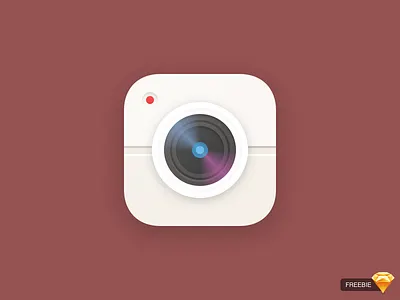 Daily UI #005 — App Icon app apple camera dailyui freebie icon photo sketch