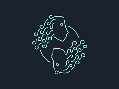 'Greek' Logo Style Exploration ancient coin greek janus logo