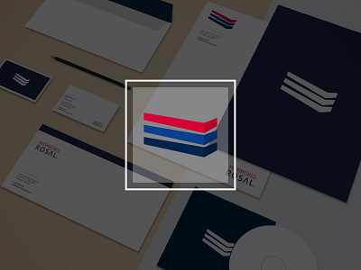 Stationary for Mármores Rosal business card logo stationary