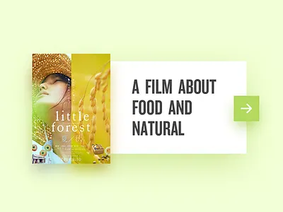 Littler Forest clean film food green japan little forest movie natural poster ui video