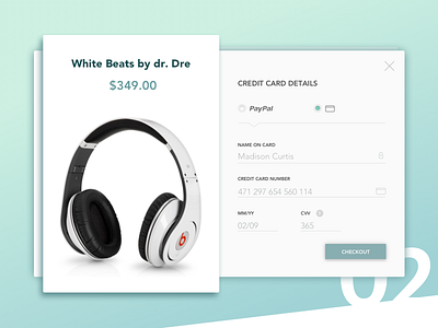 Dailyui 002. Credit Card Checkout 002 credit card dailyui desktop