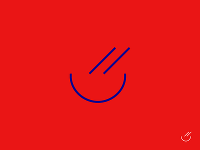 Asian Restaurant Logo asian blue bowl chopsticks edwin carl capalla minimal red simple