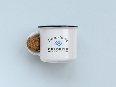 Free Mug Mockup bulbfish cork cup free freebie metal mock up mockup mug